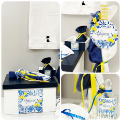 Σετ βάπτισης "Mediterranean lemon" ΣΕΤ-Α95