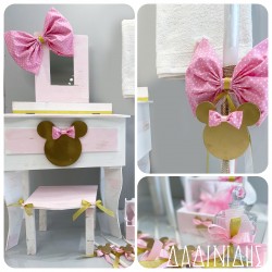 Σετ βάπτισης "Minnie χρυσή" ΣΕΤ-Κ5