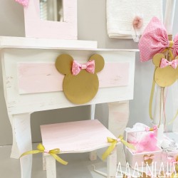 Σετ βάπτισης "Minnie χρυσή" ΣΕΤ-Κ5