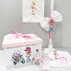 Σετ βάπτισης "Sarah kay" ΣΕΤ-Κ29