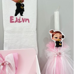 Σετ βάπτισης "Baby boss girl" ΣΕΤ-Κ99