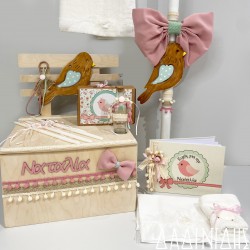 Σετ βάπτισης "Πουλάκι" ΣΕΤ-Κ46