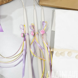 Πακέτο βάπτισης "Ψάθινο καλάθι-Ηλίανθος" ΠΚ217