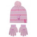 Σετ σκουφί-γάντια Peppa pig PP32451 Σετ σκουφί-γάντια Peppa pig PP32451