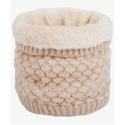 Πλεκτός γιακάς με φλις ΣΚ329