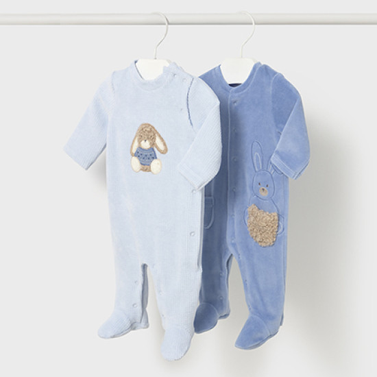 Σετ 2 ολόσωμα βελουτέ φορμάκια Mayoral 2719