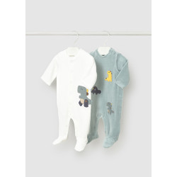 Σετ 2 ολόσωμα βελουτέ φορμάκια Mayoral 2719