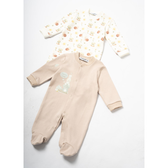 Ολόσωμα βαμβακερά φορμάκια σετ 2 τεμαχίων Mini ΜΙ503