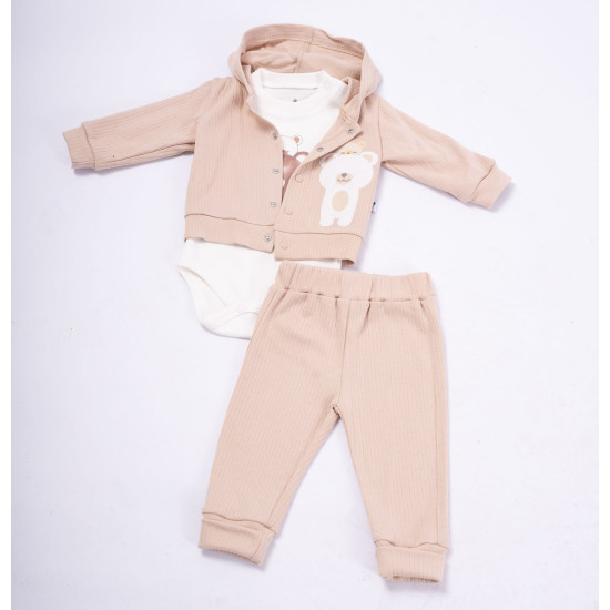 Σετ 3ων τεμαχίων με ζακέτα Mini ΜΙ518