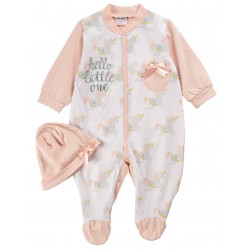 Σετ φορμάκι-σκουφάκι''Ηello Little One'' Funky 120-060129-1 Σετ φορμάκι-σκουφάκι''Ηello Little One'' Funky 120-060129-1