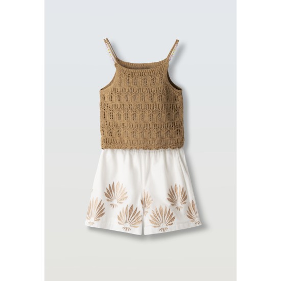 Σετ boho με σορτς Εβίτα 266065
